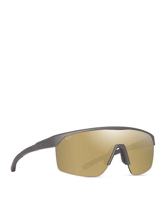 Maui Jim Unisex Γυαλιά Ηλίου με Καφέ Μεταλλικό ...