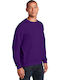 Gildan 18000 Men's Long Sleeve Promotional Sweatshirt Purple