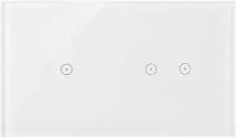 Kontakt-Simon Touch Wall Switch Ventilation with Frame