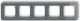 Icon Universal Frame Wrapped Glass Effect Frame Graphite Bottom Black 28-12-irsz-5