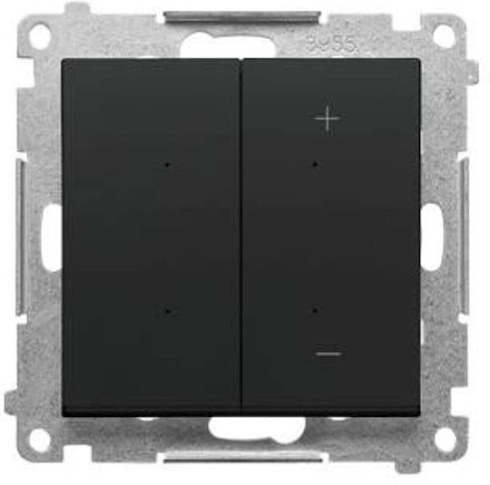 Simon 55 Dimmer LED Dimmable Keyboard Module Matt Black TESL1.01/149