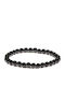 Bραχιόλι Μαύρη Τουρμαλίνη Mala Black Tourmaline Natural Stones 0,6cm