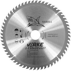 Disc De Tăiere Pentru Lemn Verke V44051 230x32 Mm