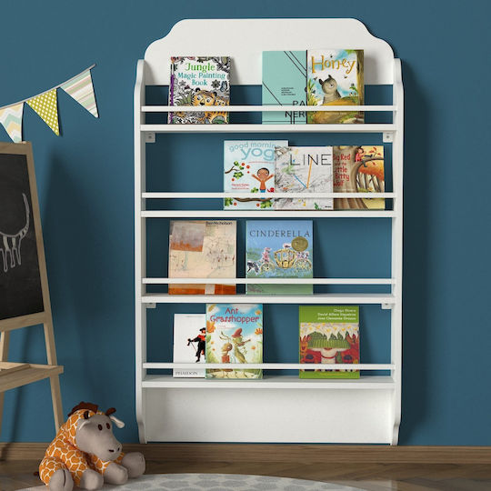 Bibliotecă pardoseală Lemn Alb