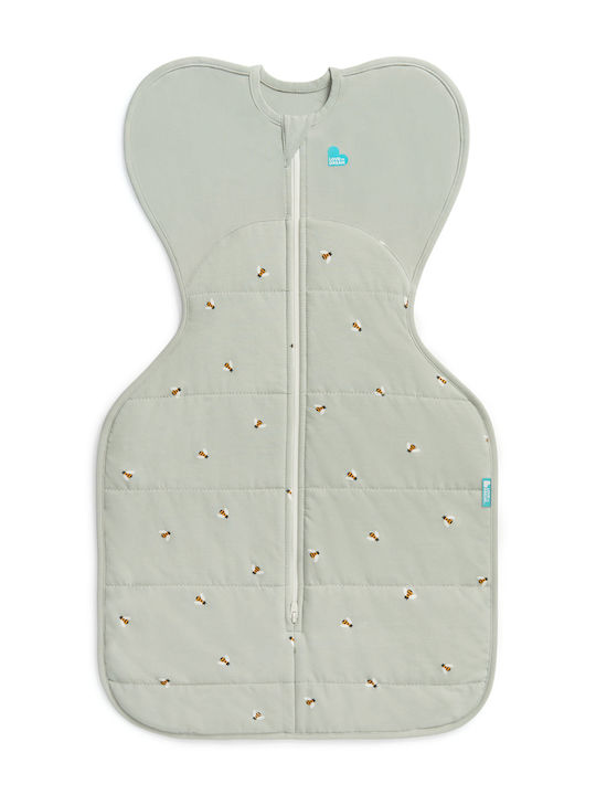 Love to Dream Winter Baby Sleeping Bag Olive Bees