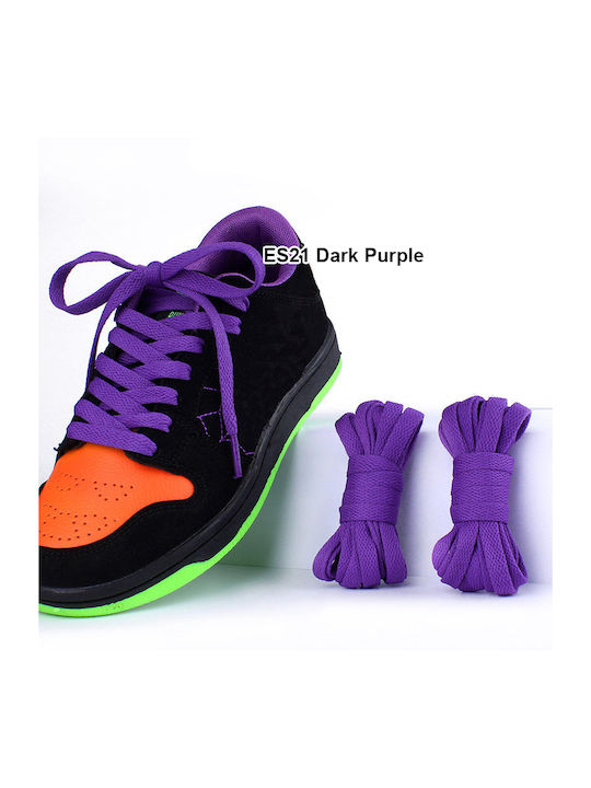 Κορδόνια Sneakers Dark Purple 120cm