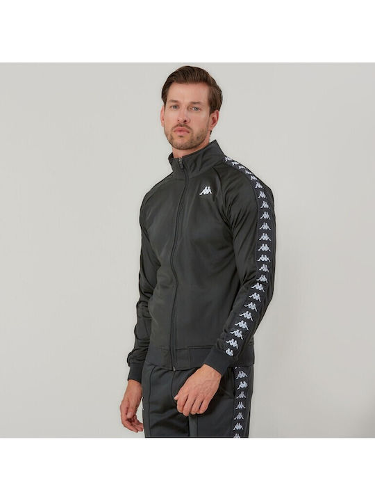 Kappa Anniston Men's Black Fleece Jacket