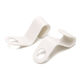 Humero Plastic Hanger Kitchen Hook White 100pcs