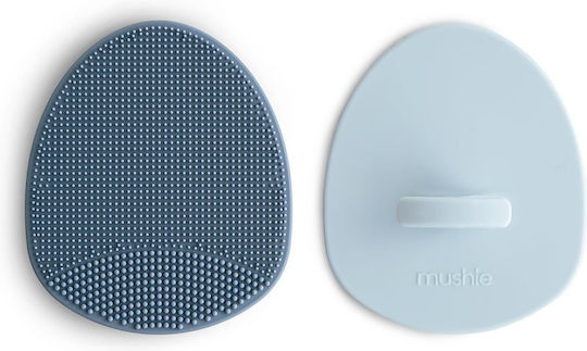 Mushie Babybürste & Kamm Blau 2Stück