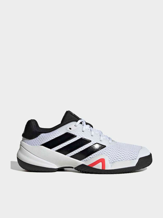 Barricade Kids Sports Shoes Tennis with Laces White