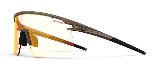 Tifosi Moab Lite Fototec Cycling Glasses with Red Frame and Photochromic Lenses
