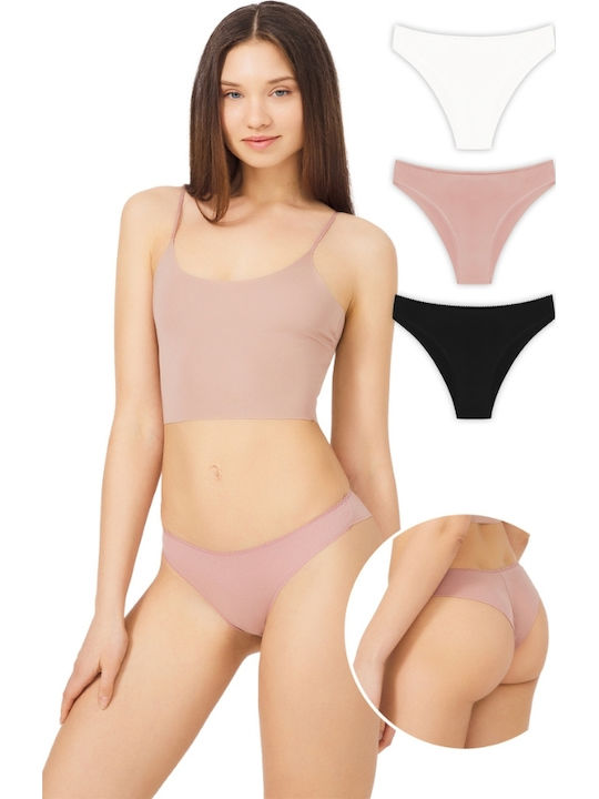 Damen Brasilien 3Pack Colorful