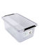 Deuba Plastic Cutie de Depozitare cu Capac Transparent 30x20x12cm 1buc