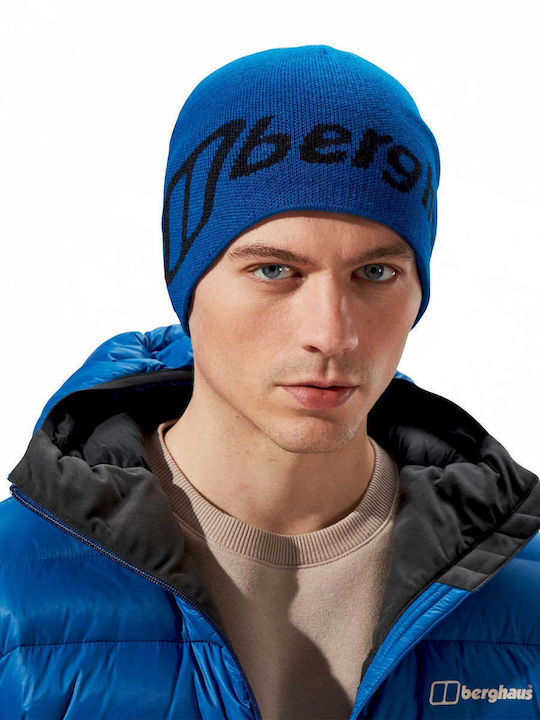 Beanie Unisex Σκούφος Πλεκτός σε Μπλε χρώμα