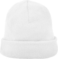 Beanie Unisex Căciulă Tricotat în culoarea Alb