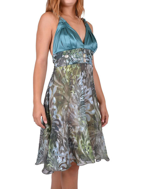 Personal Dress for Wedding and Christening Petrol Blue