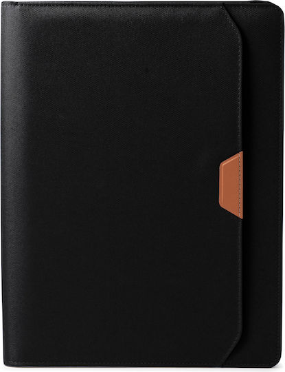 Notizbuch 20 Blätter A4 mit Stifthalter Schwarz