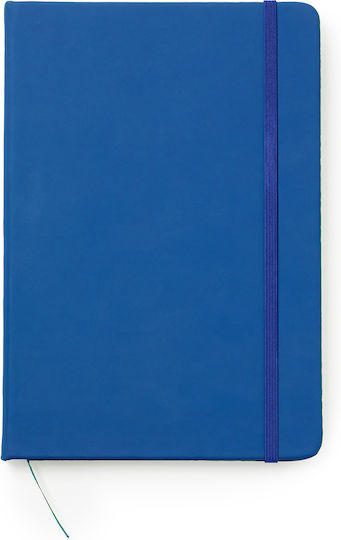 Carnet 100 Foi A5 cu Elastic Albastru