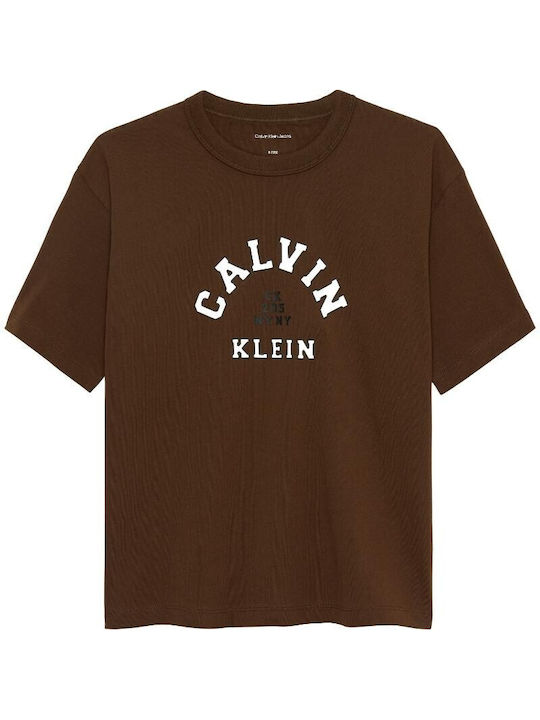 Kids' Shirt Short Sleeve Brown
