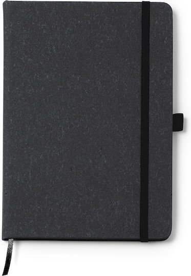 Carnet 100 Foi A5 cu Elastic Negru