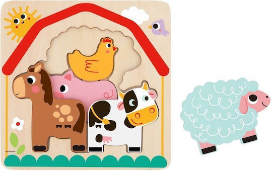 Holz Kinder Steckpuzzle Tooky Toys
