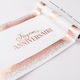 Geburtstag Tischläufer Anniversaire Joyeux Faser Weiß Rosa 10 M x 28 Cm