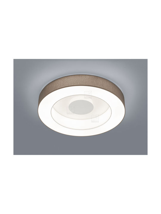Helestra Lomo Ceiling Mount Light 65cm Brown wi...