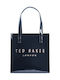 Icon Damentasche Schultertasche Blau