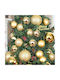 Set 6 Große Weihnachtsballe 3 Sorten 10 Cm Weihnachtsgold