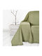 Whitegg Armchair Throw Chenille 180x180cm Olive