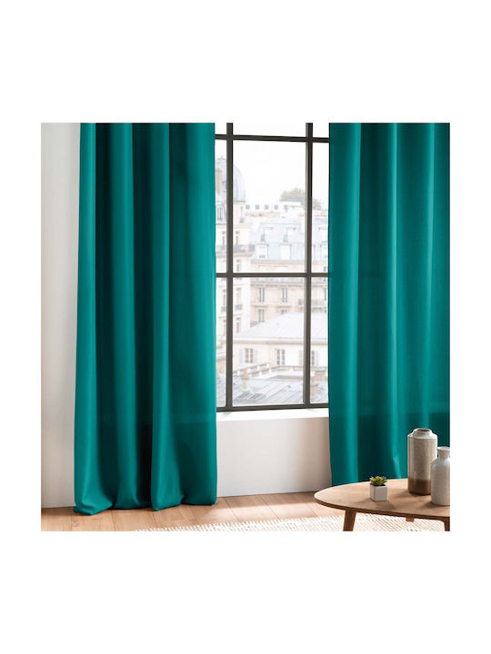 Curtain with Grommets Essentiel Blue 140x280cm