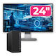 HP ELITEDESK 800 G6 + monitor 24" Gradul Refurbished A (Core i5-10400F/16GB/256GB SSD/Fără sistem de operare)