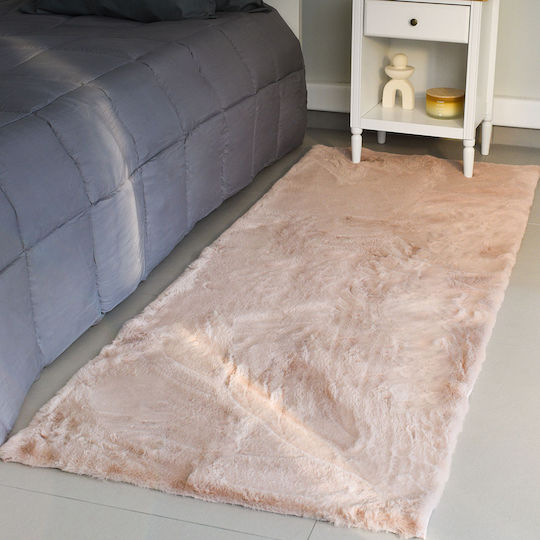 Ravelia Σετ Χαλιά Κρεβατοκάμαρας Fluffy Pink HH148-1/Pink 3τμχ Ravelia Σετ Χαλιά Κρεβατοκάμαρας Fluffy Pink HH148-1/Pink 3τμχ
