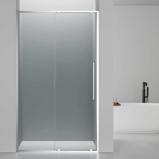 Devon Shower Screen for Shower with Sliding Door 107-110x200cm Clear Glass