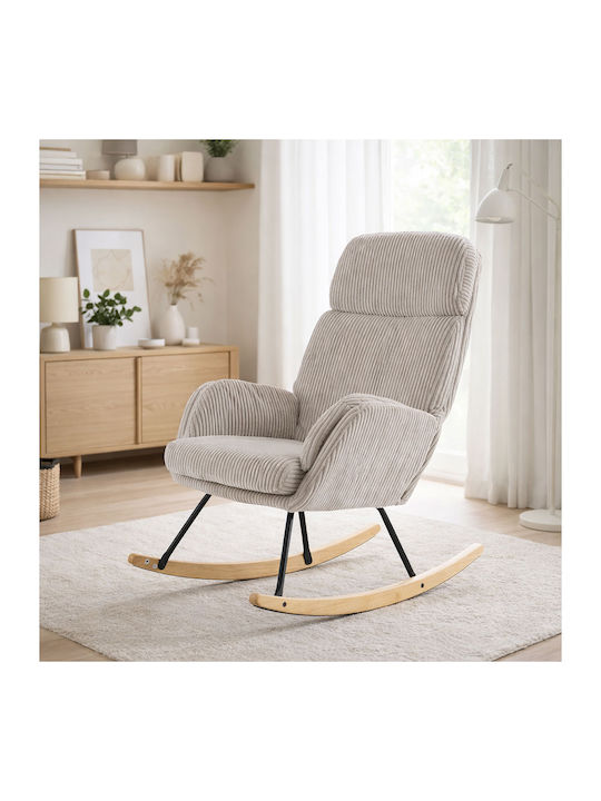 Bliss Rocking Armchair Mink 94x67.5x106cm