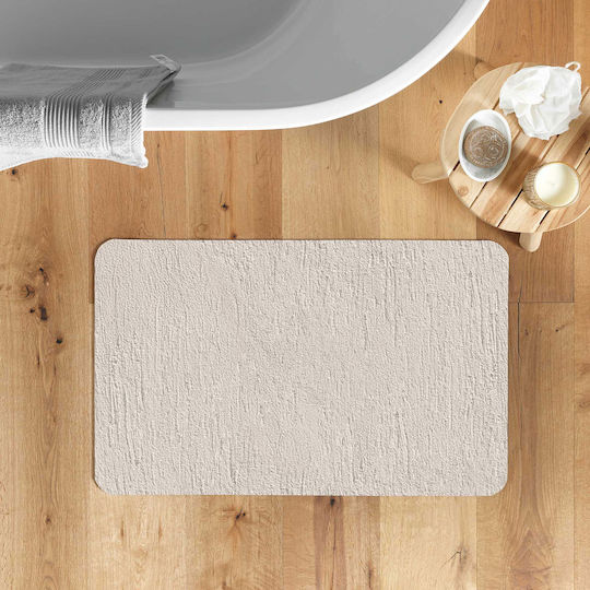 Πατάκι Μπάνιου Microfiber L-c Stan 1802318 Μπεζ 50x120εκ.