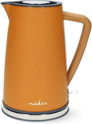 Nedis KAWK510EYW 1.7lt με Ισχύ 2200W Πορτοκαλί Nedis KAWK510EYW 1.7lt με Ισχύ 2200W Πορτοκαλί