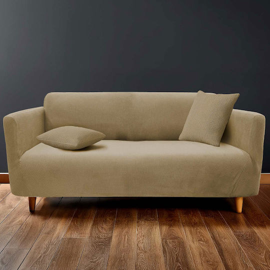Sacha Lin Ελαστικό Κάλυμμα Τριθέσιου Καναπέ Μπεζ 230cm Sacha Lin Ελαστικό Κάλυμμα Τριθέσιου Καναπέ Μπεζ 230cm