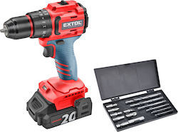 Extol Mașină De Găurit 20V 2x2Ah Extol Mașină De Găurit 20V 2x2Ah