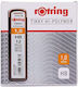 Rotring 10 Pachete x 12 Reîncărcări Mine Pentru Creioane Mecanice Grosime 0.9mm Tip HB