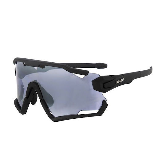 Rogelli Fahrradbrillen mit Schwarz Rahmen und Dunkelheit Linsen