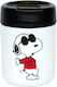 QuyCup Snoopy Ποτήρι Θερμός 350ml Λευκό
