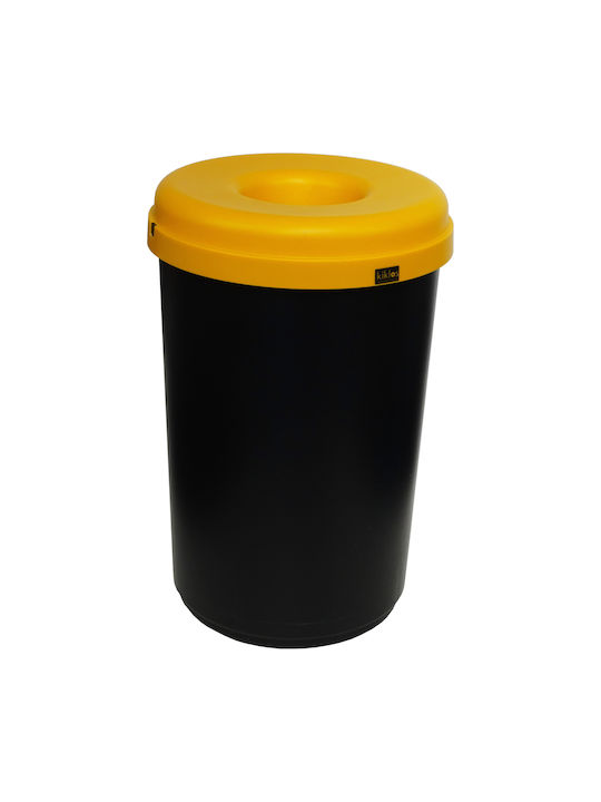 Viomes Waste Bin Recycling Metallic Black 60lt ...