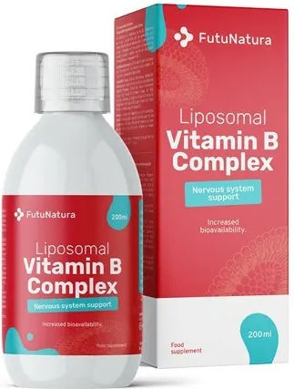 FutuNatura Liposomal Vitamin B Complex Βιταμίνη για Ενίσχυση του Ανοσοποιητικού & το Νευρικό Σύστημα Tropical 200ml