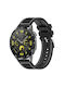 Curea Silicon 20 Mm Huawei Watch GT4 GT3 GT2 Neagră