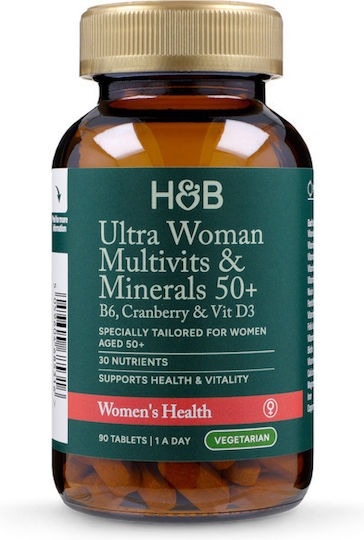 Holland & Barrett Ultra Woman Multivits & Mineral 50+ 90 Ταμπλέτες