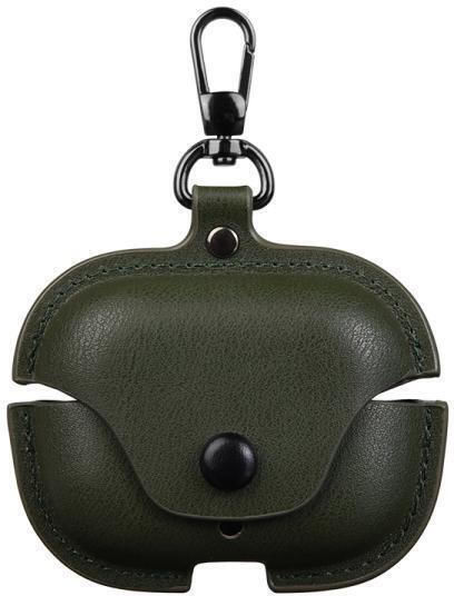 Leather Earbuds Case Hook Huawei FreeBuds SE 4 Anc Business Green
