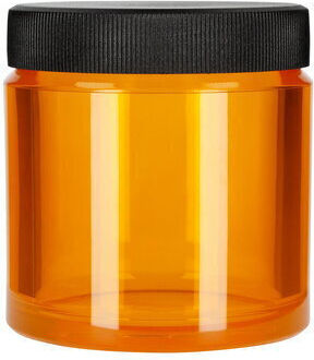 Comandante Vase Kaffee mit Deckel Glas Orange 6.2x6.2x6.7cm