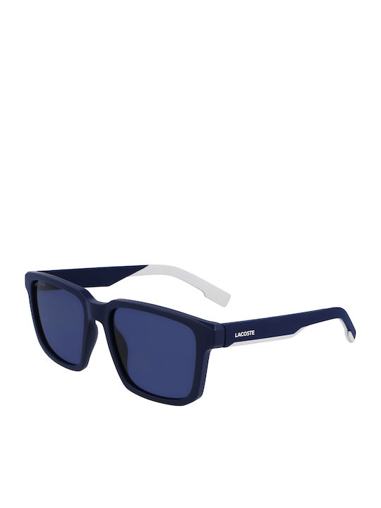 Lacoste Men's Sunglasses with Blue Frame and Bl...