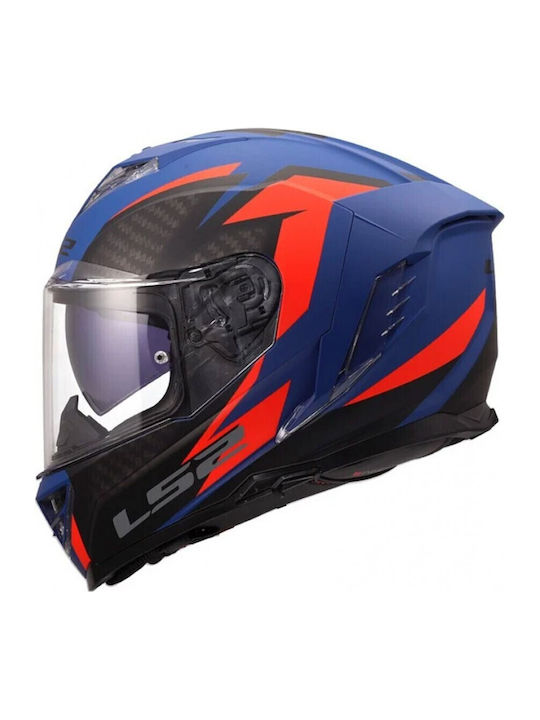 LS2 FF818 Storm III Dynamo Blue/Red Мотоциклетн...